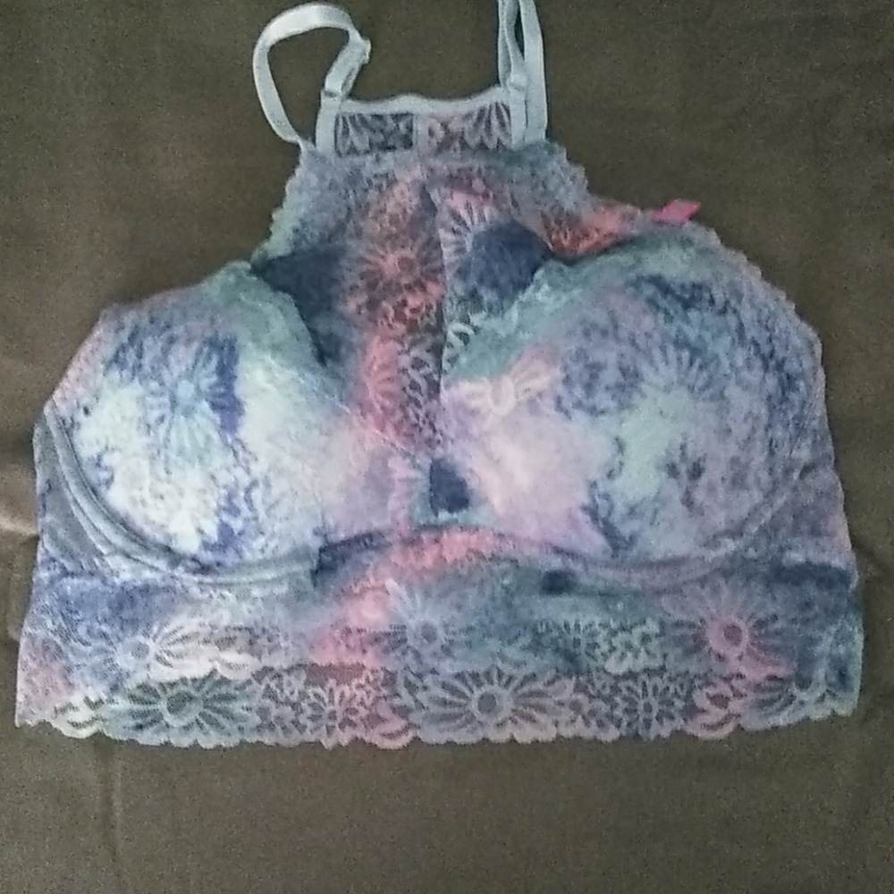 Pink Victorias secret bra size large